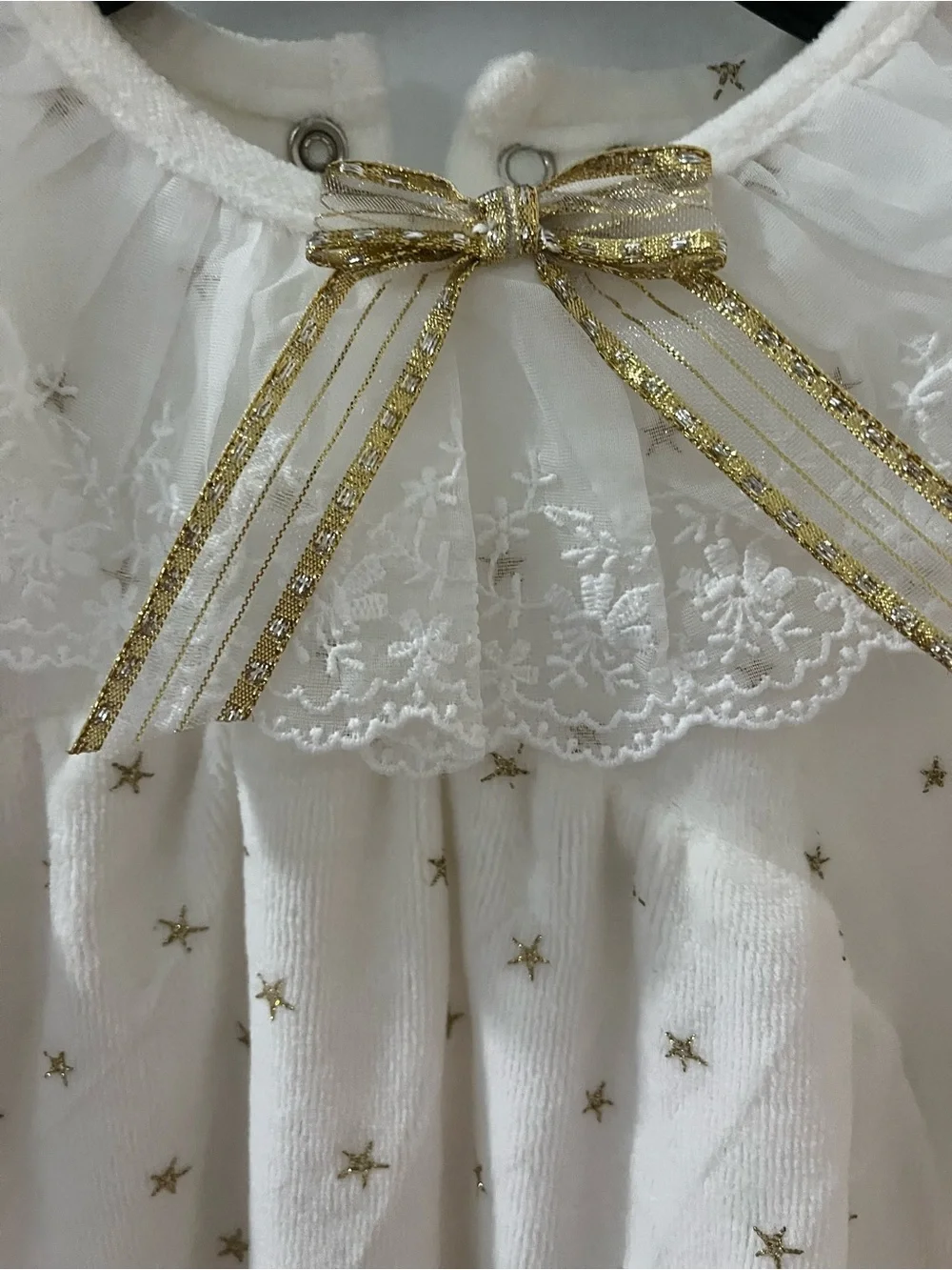 1990s-2000s Vintage Little Me Deadstock Footed Velour Romper (6m)